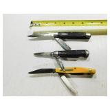 3-pocket knives