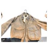 Leather flight Jacket