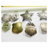 old west vintage badges