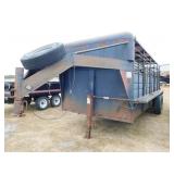 1991 W&W full cover stock trailer