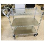 Stainless steel utility cart