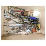 Assorted tools, screw drivers, wire pliers