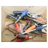 box of chisels, drill bits