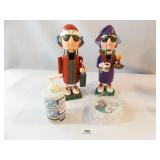 Maxine Figurines (2), Coasters, Dispenser