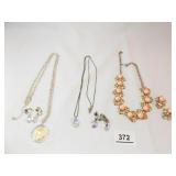 Necklace, Clip Earring Sets (3)