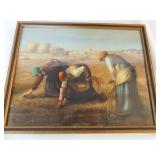 Threshing Women Print