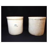 Pottery Crocks 7½" (2)