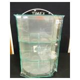 Timex Watch Display on Turntable; w/keys