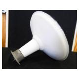 Enamelware Light Fixture; 11" h   x 16" diam