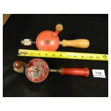 Hand Drills; Vintage;(2)