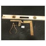 Level, Squares; Tool