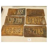 Car Tags; 1960