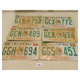 Car Tags; (6); "Oklahoma Native America"