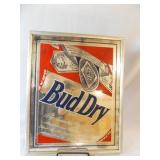 Bud Dry Beer Sign 21" x 17"