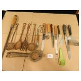 Iron Serving Pieces (4); Vintage; Cutlery