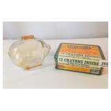 Glass Piggy Bank, Collector