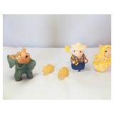 Assorted Figurines Rubber, Plastic, Plush (5)