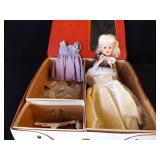 Circle "P" Doll with Case and Clothes