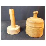 Wood Butter Press Mold (2)