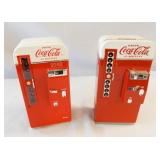 Coca Cola Metal Soda Machine Banks (2)
