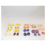 Colored Clip Earrings (18)