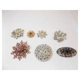Rhinestone Pins Brooches (7)