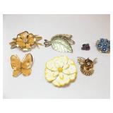 Nature Theme Pins Brooches (7)