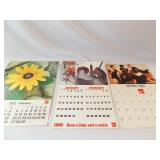 Coca Cola Calendars 1972, 1980, 1982