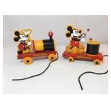 Mickey Mouse Wood Pull Pieces (2)