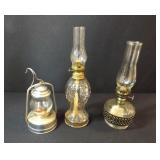 Small Oil Lamps (2), Rose Lantern