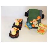 Tigger Slippers, Lunch bag, Bandages (3)