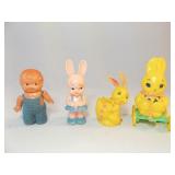 Vintage Toys - Boy, Rabbits (4)