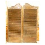 Swinging Doors; 15½" x 42" approx