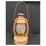 Barn Lantern; Rusty; 19" h