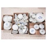 Pfaltzgraff Blue Flower Dinner Set