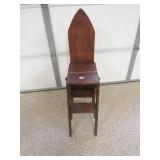 Wood Step Stool, Multi-Purpose Folding Chair
