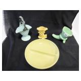 Decorative Vase & Platter