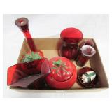 Red Décor Jars & Vases