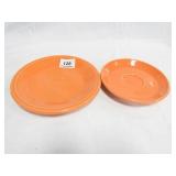 Orange Fiesta Dessert Plates