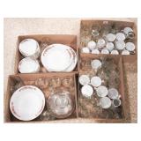 Large amount Christmas Plates/Glasses