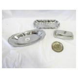 Silver Tone Trays