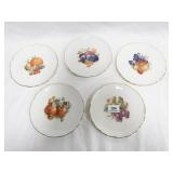 5 Decorative Fruit Plates