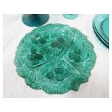 Misc. Green Glass - Plates, Etc.