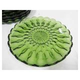 Avocado Dish Set - Plates, Punch Cups, Sherbets