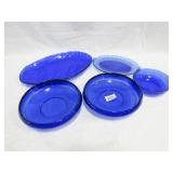 Blue Bowls & Platters