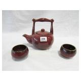 Red Teapot & Cups