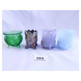 Toothpick Holders (4) Vintage