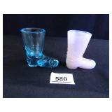 Glass Boots Toothpick Holders