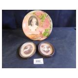 Vintage Picture Metal Disk-7½" diam