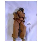 Folk Art Native American Doll